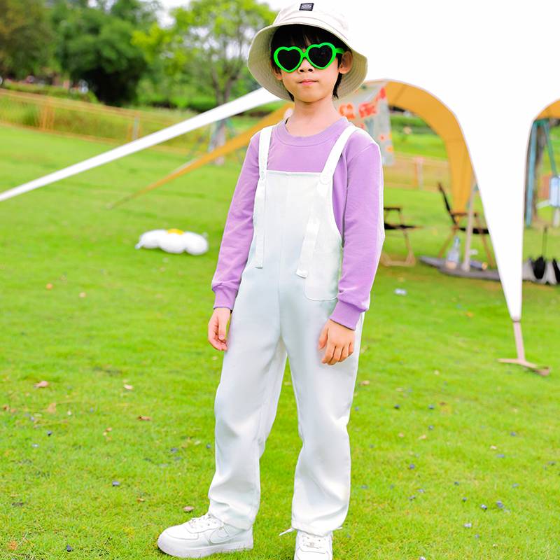 PURPLE LONG-SLEEVE T+ BACKPACKS